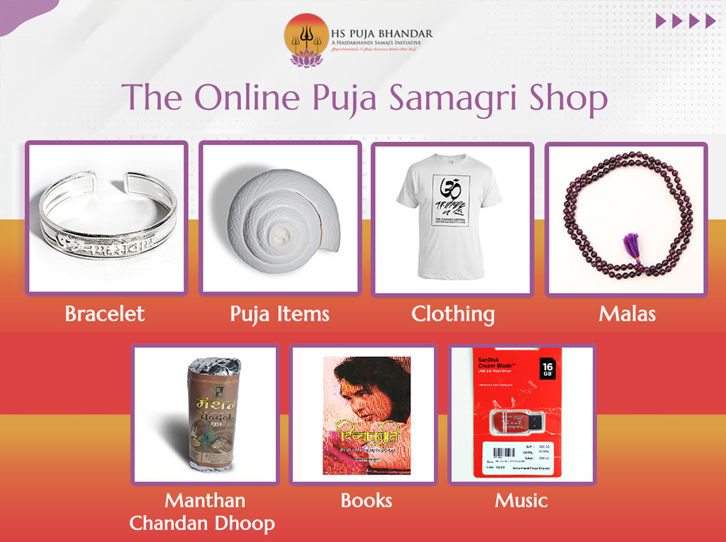 Explore a Wide Range of Spiritual Products Online at HS Puja Bhandar